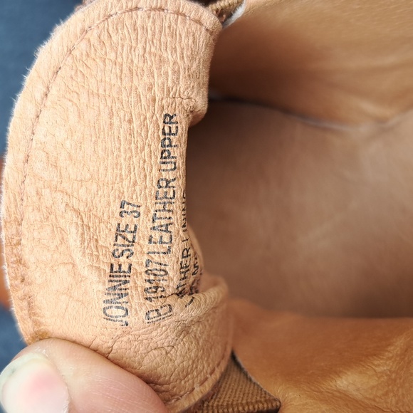 MIZ Mooz New York Jonnie ankle boots Brown Leather Women's size US7/ EU37 - Picture 13 of 14